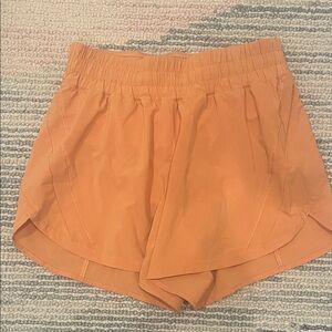 Lululemon Women's Orange Athletic Shorts